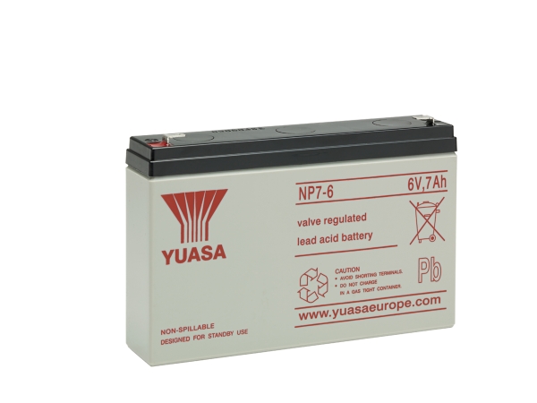 Yuasa NP7-6 6V 7Ah